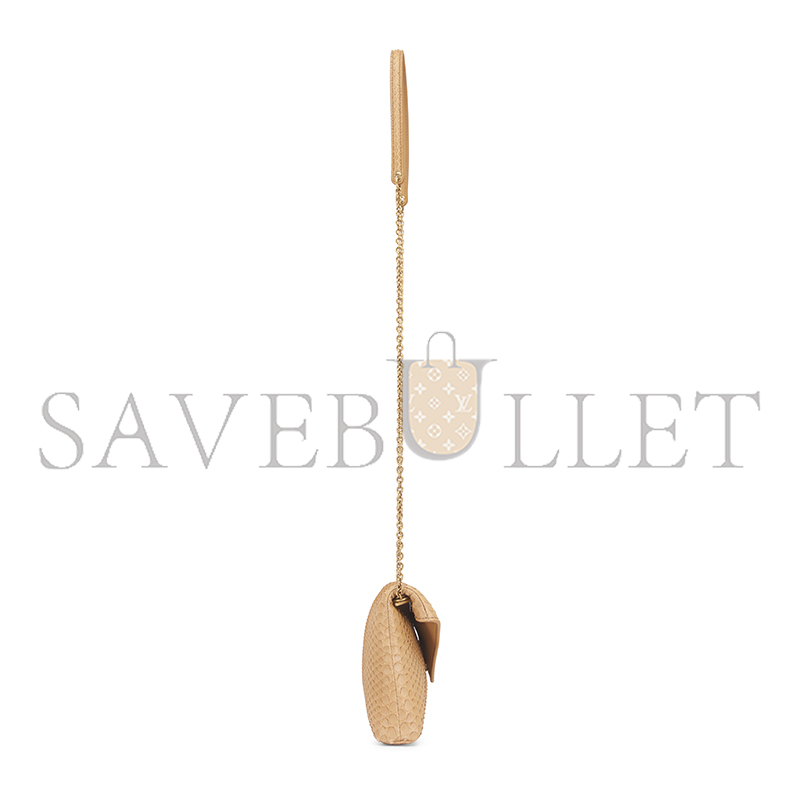 YSL CASSANDRE TEXTURED LEATHER CHAIN POUCH 819271 (19*12*3cm)